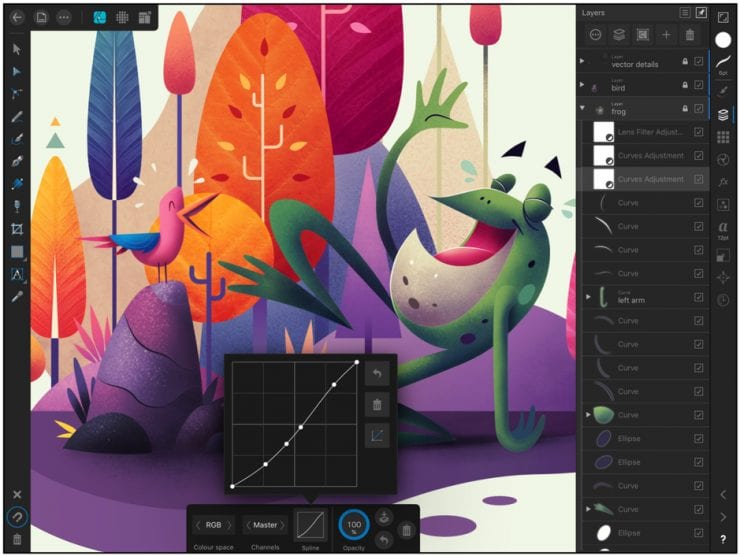 Creating ‘Joking Bird’ in Affinity Designer for iPad - Twine Blog